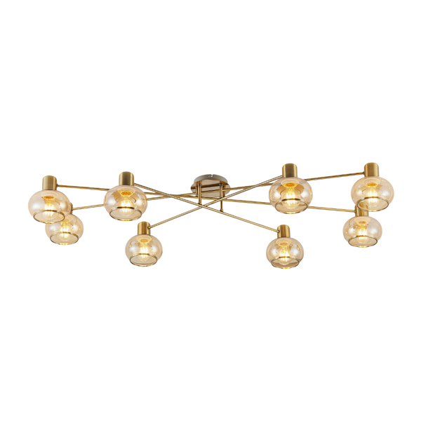 Telbix Marbell 8 Light CTC Antique Brass