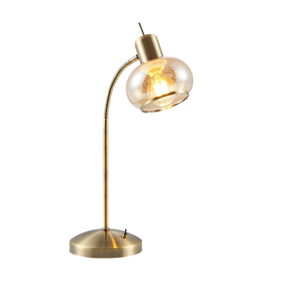 Telbix Marbell Table Lamp Antique Brass