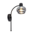 Telbix Marbell Wall Light Black