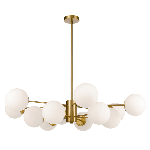 Telbix Marsten 12 Lights Pendant Antique Gold