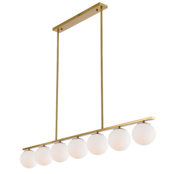 Telbix Marsten 7 Lights Pendant Antique Gold