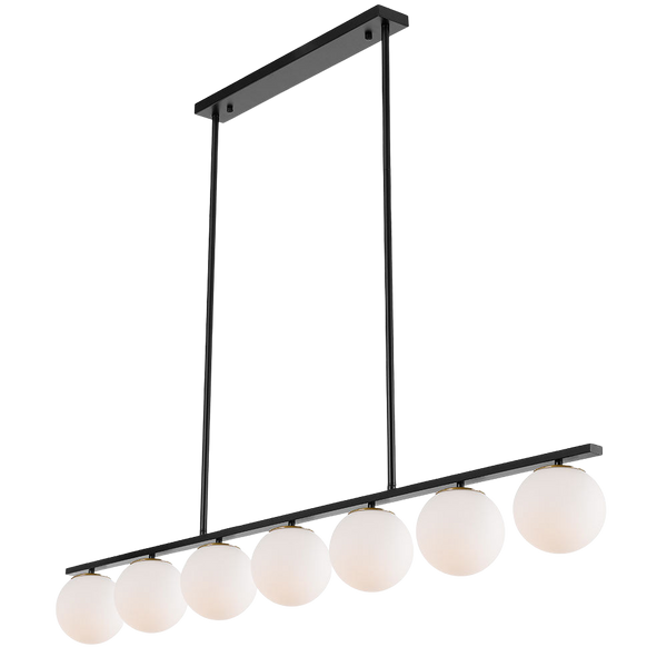 Telbix Marsten 7 Lights Pendant Black