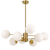Telbix Marsten 8 Lights Pendant Antique Gold