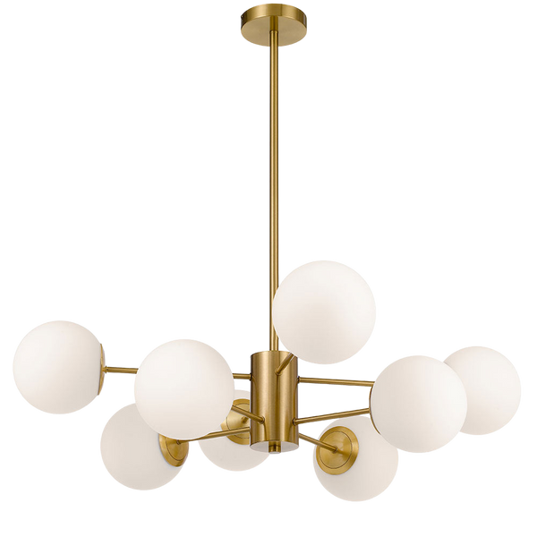Telbix Marsten 8 Lights Pendant Antique Gold
