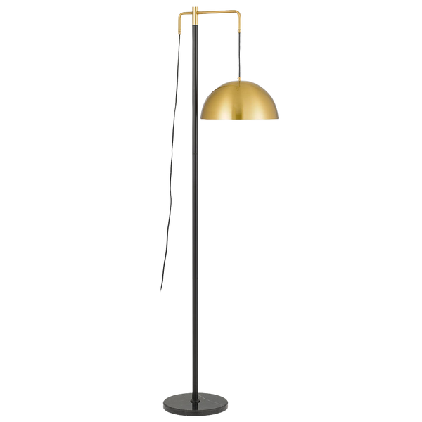 Telbix Marthos Floor Lamp Black Antique Gold