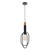 Telbix Marvin 1LT Pendant Oval Black Gold