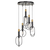 Telbix Marvin 5 Lights Pendant Black Gold