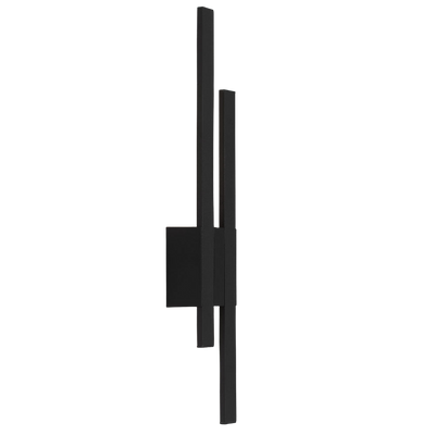 Telbix Masto 2 Light Wall Light Black