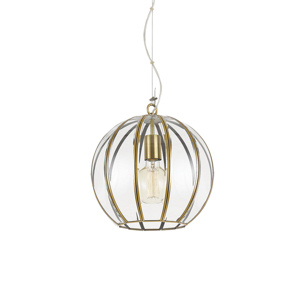 Telbix Medina 30 Pendant Antique Brass