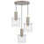 Telbix Mika 3 Light Pendant Grey