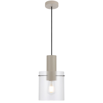 Telbix Mika 18cm Pendant Grey