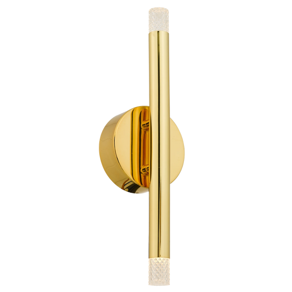 Telbix Milazo 2 Light Wall Light Gold