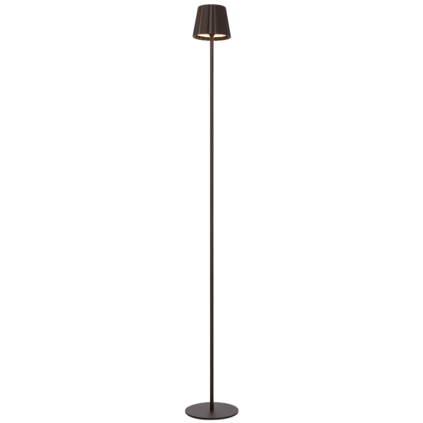 Telbix Mindy Rechargeable Floor Lamp Brown