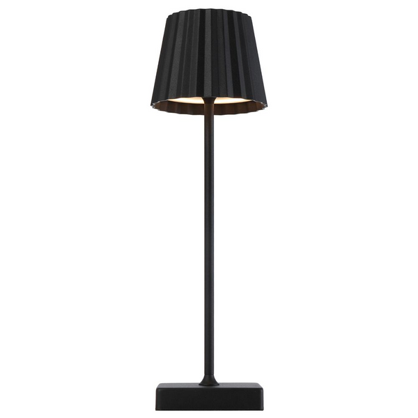 Telbix Mindy Rechargeable Table Lamp Black