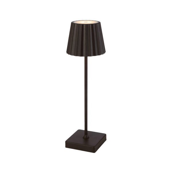 Telbix Mindy Rechargeable Table Lamp Brown