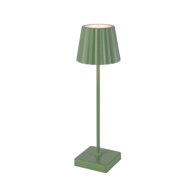 Telbix Mindy Rechargeable Table Lamp Green