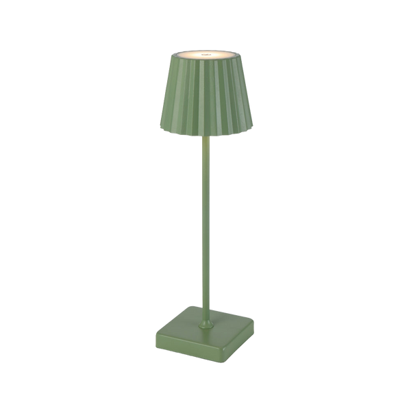 Telbix Mindy Rechargeable Table Lamp Green