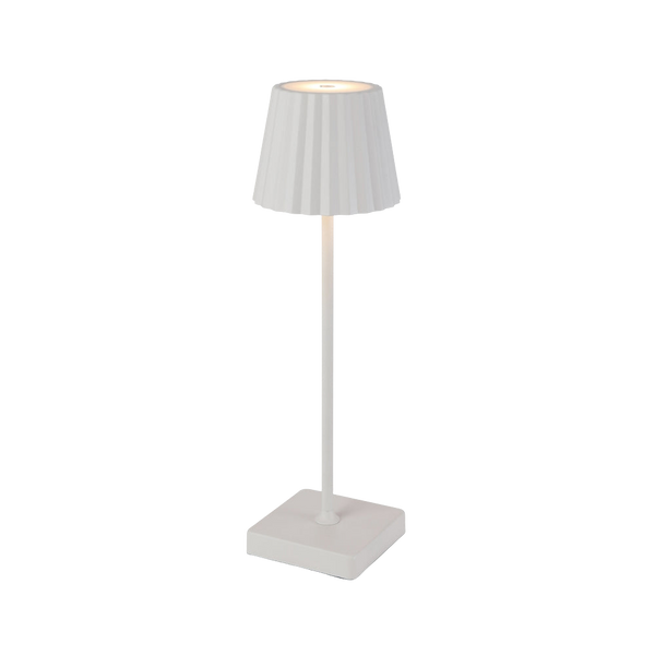 Telbix Mindy Rechargeable Table Lamp White