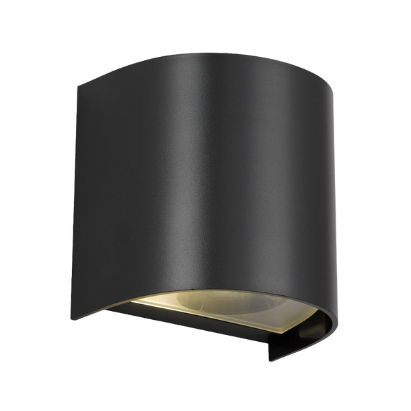 Telbix Miro 1 Exterior Wall Light Black