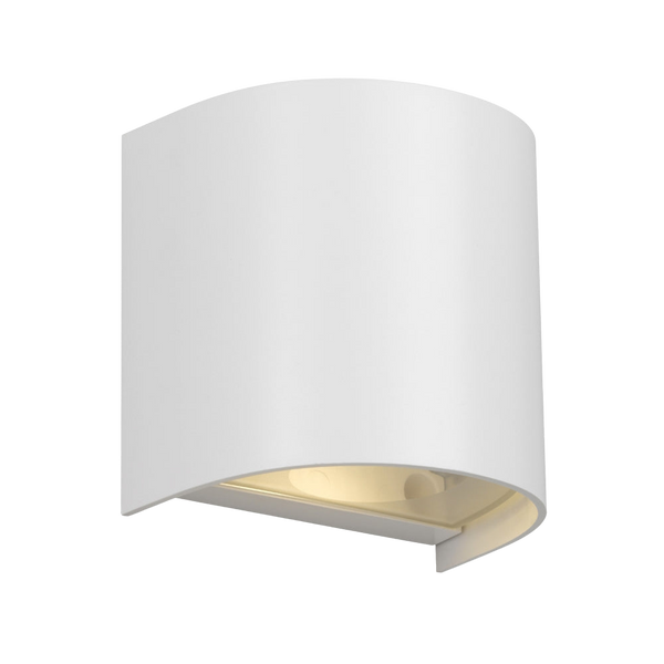 Telbix Miro 1 Exterior Wall Light White