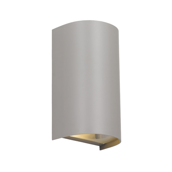 Telbix Miro 2 Exterior Wall Light Grey
