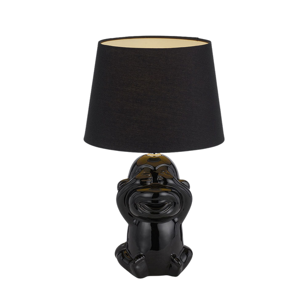 Telbix Misaru Ceramic Table Lamp Black