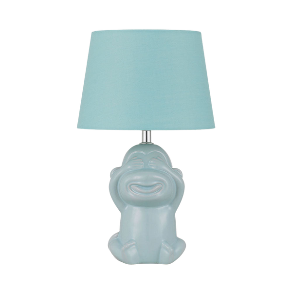 Telbix Misaru Ceramic Table Lamp Blue