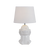 Telbix Misaru Ceramic Table Lamp White
