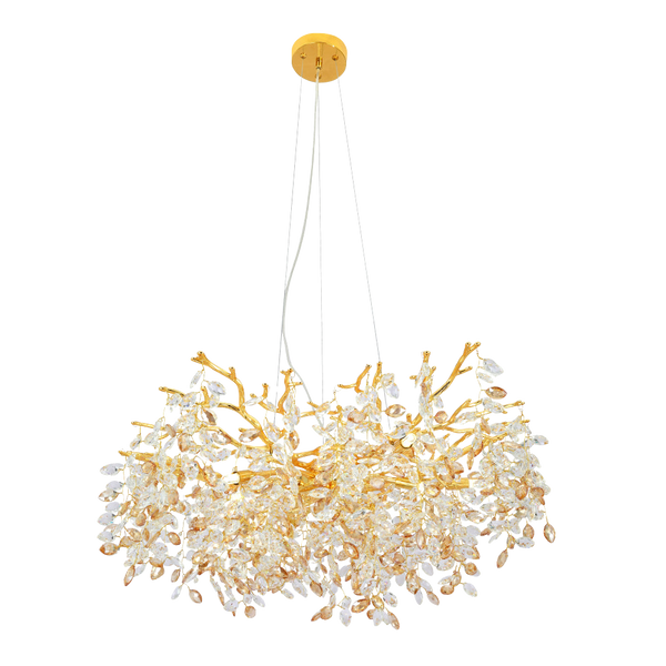 Telbix Molena 10 Light Pendant Gold