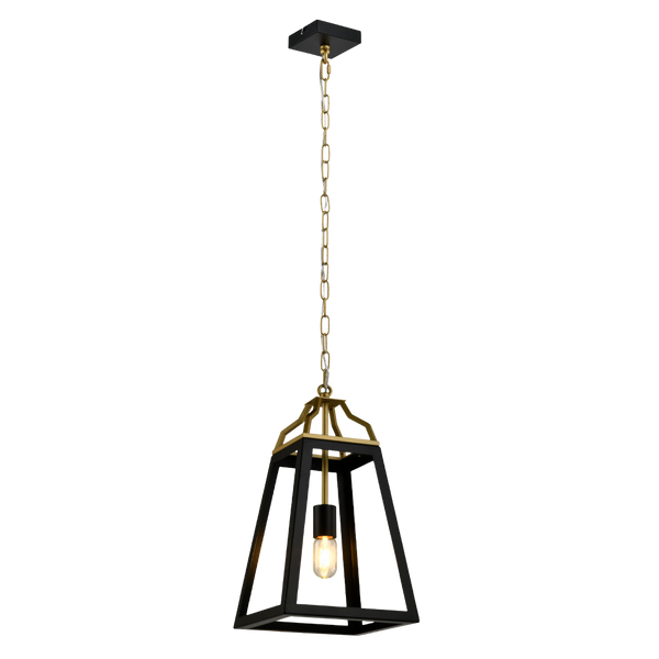 Telbix Monteal 1 Light Pendant Antique Gold