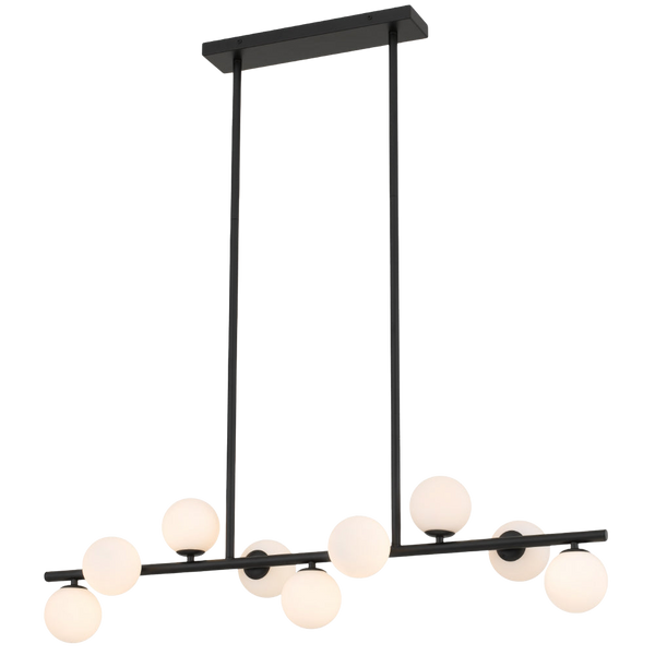 Telbix Moran 9 Lights Pendant Black Opal Matt