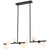 Telbix Moran 9 Lights Pendant Black Opal Matt