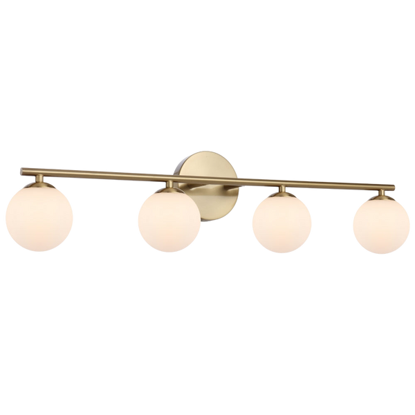 Telbix Moran 4 Lights Wall Light Antique Gold