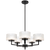 Telbix Moreno 5 Light Pendant Black