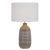 Telbix Nastro Ceramic Table Lamp Brown White