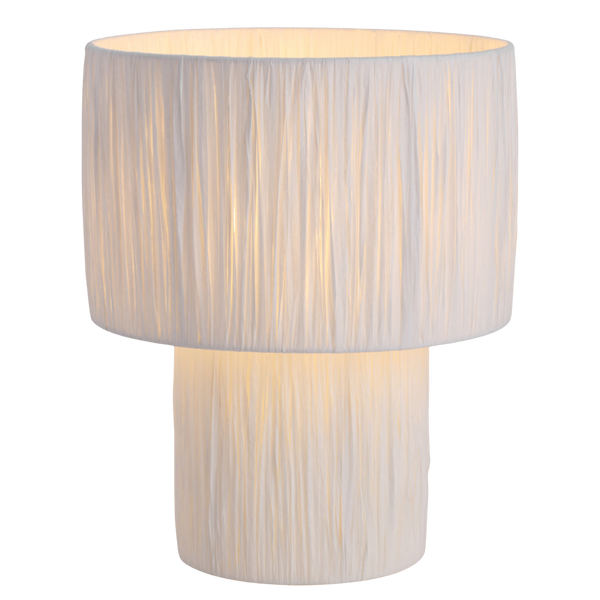 Telbix Nativa Large Table Lamp White