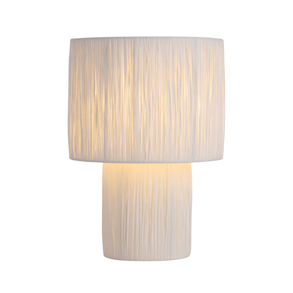 Telbix Nativa Small Table Lamp White
