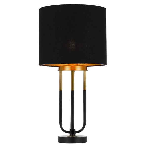 Telbix Negas Table Lamp Black Antique Gold