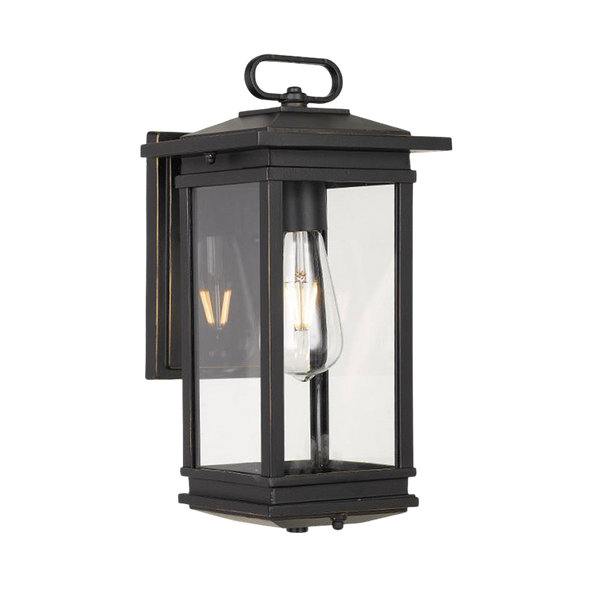 Telbix Nevin Exterior Wall Light Black