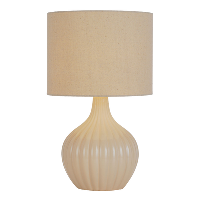 Telbix Nord Ceramic Table Lamp Cream
