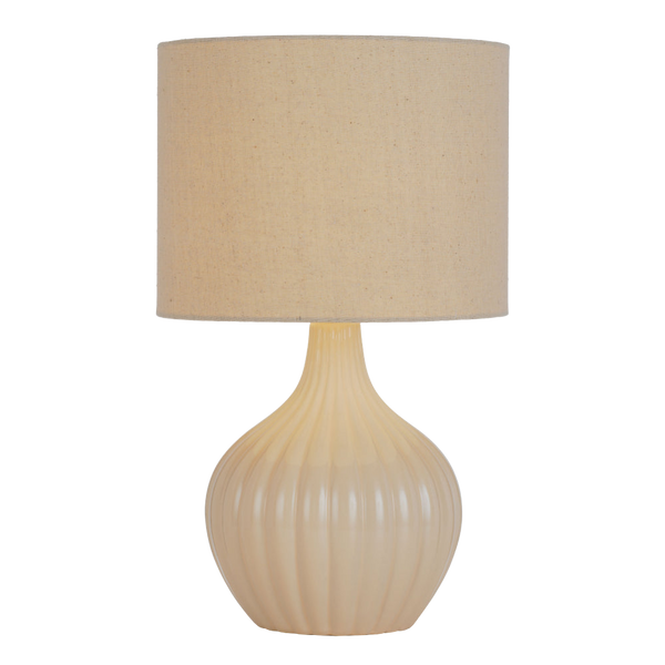 Telbix Nord Ceramic Table Lamp Cream