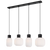 Telbix Nori 4 Lights Pendant Black Opal Matt