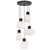 Telbix Nori 5 Lights Pendant Black Opal Matt