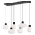 Telbix Nori 6 Lights Pendant Black Opal Matt