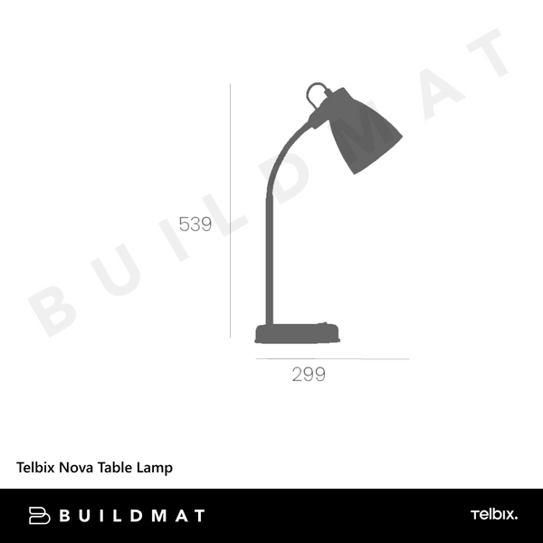 Telbix Nova Table Lamp Antique Brass