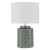 Telbix Obo Ceramic Table Lamp Green