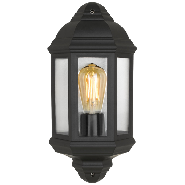 Telbix Odin Exterior Wall Light Black