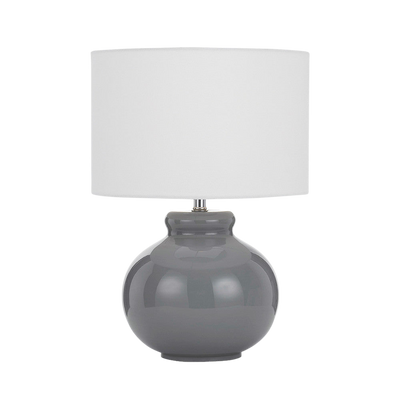 Telbix Olga Ceramic Table Lamp Grey White