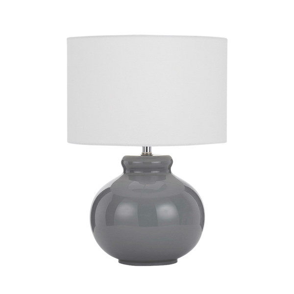 Telbix Olga Ceramic Table Lamp Grey White