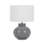 Telbix Olga Ceramic Table Lamp Grey White
